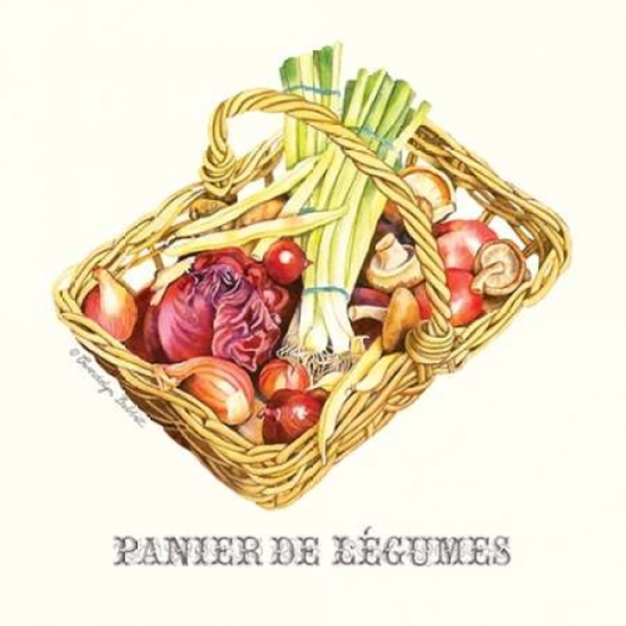 Panier de Legumes Poster Print by Gwendolyn Babbitt - Item # VARPDXBAB386
